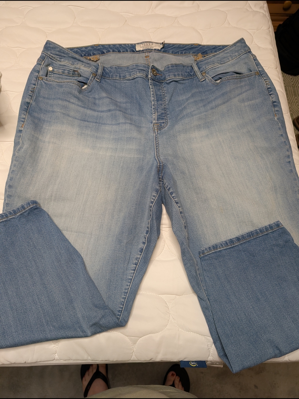 torrid Light Blue Straight Leg Jeans